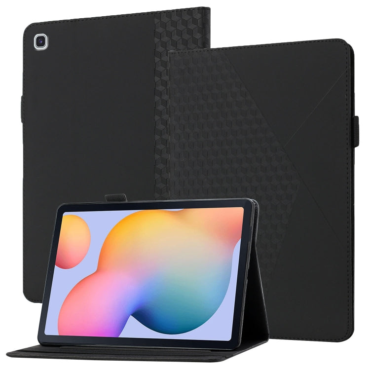 Rhombus Skin Feel Horizontal Flip Tablet Leather Case with Card Slots & Holder, For Samsung Galaxy Tab S6 Lite SM-P610/T615, For Samsung Galaxy Tab A 10.1 2019 T510, For Samsung Galaxy Tab A7 10.4 2020 T500/T505                                         ...
