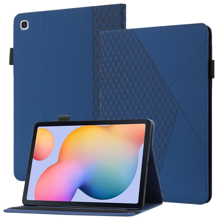 Rhombus Skin Feel Horizontal Flip Tablet Leather Case with Card Slots & Holder, For Samsung Galaxy Tab S6 Lite SM-P610/T615, For Samsung Galaxy Tab A 10.1 2019 T510, For Samsung Galaxy Tab A7 10.4 2020 T500/T505                                         ...