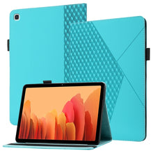 Load image into Gallery viewer, Rhombus Skin Feel Horizontal Flip Tablet Leather Case with Card Slots &amp; Holder, For Samsung Galaxy Tab S6 Lite SM-P610/T615, For Samsung Galaxy Tab A 10.1 2019 T510, For Samsung Galaxy Tab A7 10.4 2020 T500/T505                                         ...