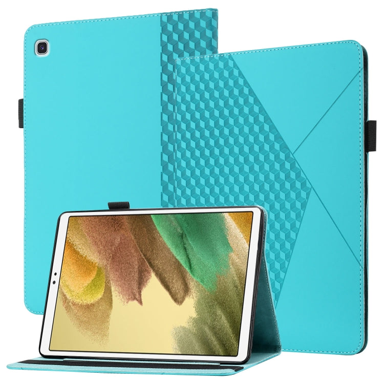 Rhombus Skin Feel Horizontal Flip Tablet Leather Case with Card Slots & Holder, For Samsung Galaxy Tab S6 Lite SM-P610/T615, For Samsung Galaxy Tab A 10.1 2019 T510, For Samsung Galaxy Tab A7 10.4 2020 T500/T505                                         ...