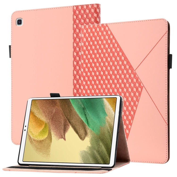 Rhombus Skin Feel Horizontal Flip Tablet Leather Case with Card Slots & Holder, For Samsung Galaxy Tab S6 Lite SM-P610/T615, For Samsung Galaxy Tab A 10.1 2019 T510, For Samsung Galaxy Tab A7 10.4 2020 T500/T505                                         ...