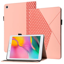 Load image into Gallery viewer, Rhombus Skin Feel Horizontal Flip Tablet Leather Case with Card Slots &amp; Holder, For Samsung Galaxy Tab S6 Lite SM-P610/T615, For Samsung Galaxy Tab A 10.1 2019 T510, For Samsung Galaxy Tab A7 10.4 2020 T500/T505                                         ...