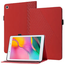 Load image into Gallery viewer, Rhombus Skin Feel Horizontal Flip Tablet Leather Case with Card Slots &amp; Holder, For Samsung Galaxy Tab S6 Lite SM-P610/T615, For Samsung Galaxy Tab A 10.1 2019 T510, For Samsung Galaxy Tab A7 10.4 2020 T500/T505                                         ...