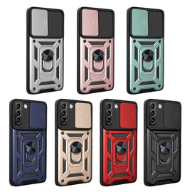 Sliding Camera Cover Design TPU+PC Protective Case, For Samaung Galaxy S22 5G, For Samaung Galaxy S22+ 5G, For Samaung Galaxy S22 Ultra 5G