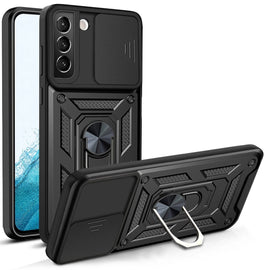 Sliding Camera Cover Design TPU+PC Protective Case, For Samaung Galaxy S22 5G, For Samaung Galaxy S22+ 5G, For Samaung Galaxy S22 Ultra 5G
