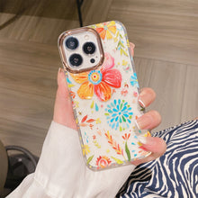 Load image into Gallery viewer, Glitter Powder Electroplating Flower Shockproof Phone Case, For iPhone 11 Pro, For iPhone 11 Pro Max