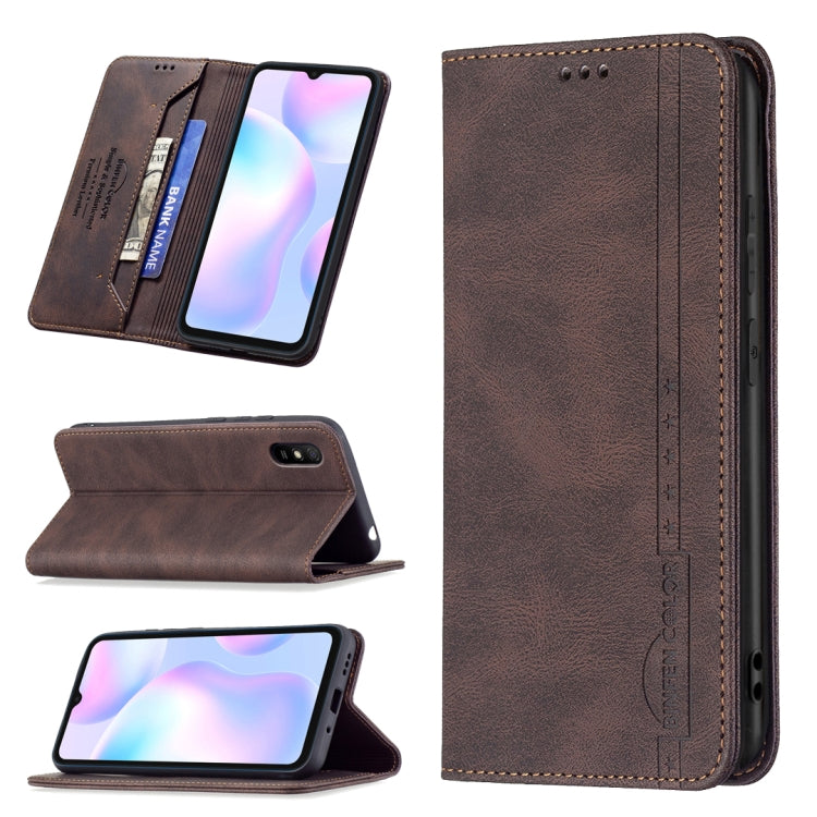 Magnetic RFID Blocking Anti-Theft Leather Case with Holder & Card Slots & Wallet, For Xiaomi Redmi 9A, For Xiaomi Redmi 9C / Poco C31, For Xiaomi Redmi 9, For Xiaomi Redmi 10, For Xiaomi Redmi Note 9/Redmi 10X 4G, For Xiaomi Redmi Note 9 Pro Max       ...