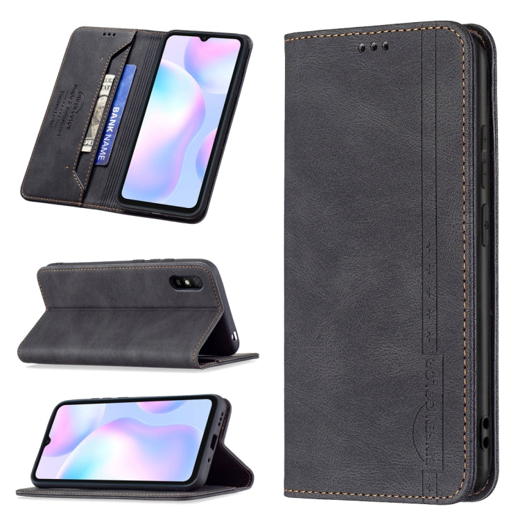 Magnetic RFID Blocking Anti-Theft Leather Case with Holder & Card Slots & Wallet, For Xiaomi Redmi 9A, For Xiaomi Redmi 9C / Poco C31, For Xiaomi Redmi 9, For Xiaomi Redmi 10, For Xiaomi Redmi Note 9/Redmi 10X 4G, For Xiaomi Redmi Note 9 Pro Max       ...