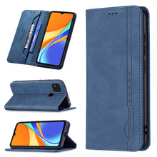 Load image into Gallery viewer, Magnetic RFID Blocking Anti-Theft Leather Case with Holder &amp; Card Slots &amp; Wallet, For Xiaomi Redmi 9A, For Xiaomi Redmi 9C / Poco C31, For Xiaomi Redmi 9, For Xiaomi Redmi 10, For Xiaomi Redmi Note 9/Redmi 10X 4G, For Xiaomi Redmi Note 9 Pro Max       ...