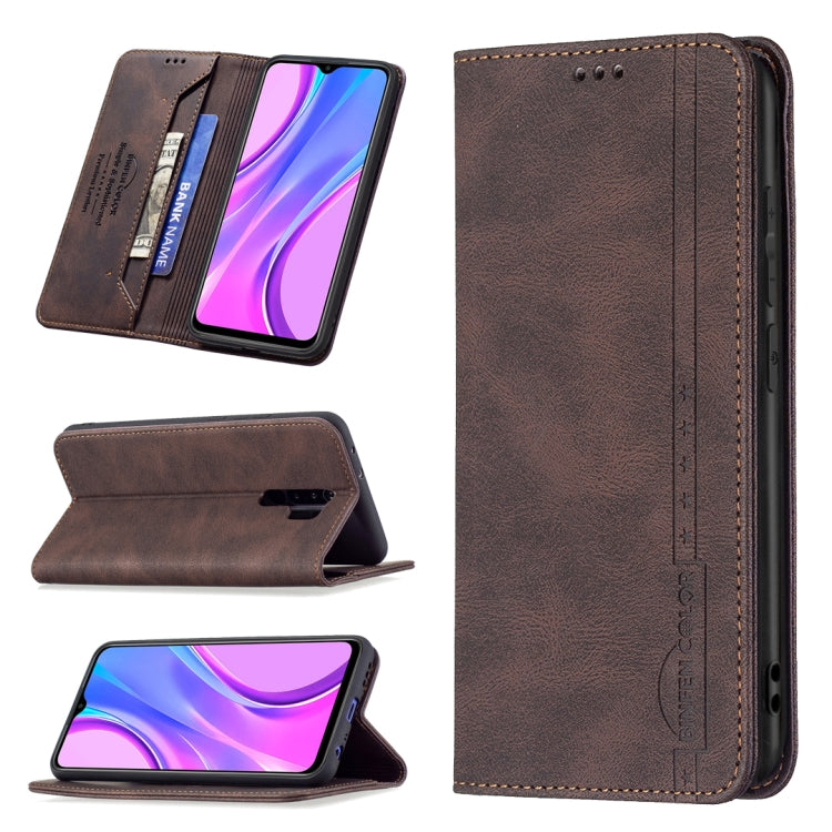Magnetic RFID Blocking Anti-Theft Leather Case with Holder & Card Slots & Wallet, For Xiaomi Redmi 9A, For Xiaomi Redmi 9C / Poco C31, For Xiaomi Redmi 9, For Xiaomi Redmi 10, For Xiaomi Redmi Note 9/Redmi 10X 4G, For Xiaomi Redmi Note 9 Pro Max       ...