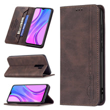 Load image into Gallery viewer, Magnetic RFID Blocking Anti-Theft Leather Case with Holder &amp; Card Slots &amp; Wallet, For Xiaomi Redmi 9A, For Xiaomi Redmi 9C / Poco C31, For Xiaomi Redmi 9, For Xiaomi Redmi 10, For Xiaomi Redmi Note 9/Redmi 10X 4G, For Xiaomi Redmi Note 9 Pro Max       ...