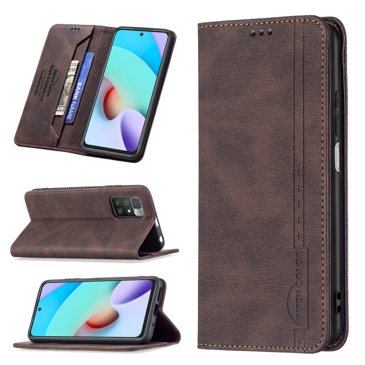 Magnetic RFID Blocking Anti-Theft Leather Case with Holder & Card Slots & Wallet, For Xiaomi Redmi 9A, For Xiaomi Redmi 9C / Poco C31, For Xiaomi Redmi 9, For Xiaomi Redmi 10, For Xiaomi Redmi Note 9/Redmi 10X 4G, For Xiaomi Redmi Note 9 Pro Max       ...