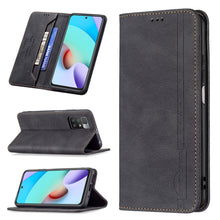 Load image into Gallery viewer, Magnetic RFID Blocking Anti-Theft Leather Case with Holder &amp; Card Slots &amp; Wallet, For Xiaomi Redmi 9A, For Xiaomi Redmi 9C / Poco C31, For Xiaomi Redmi 9, For Xiaomi Redmi 10, For Xiaomi Redmi Note 9/Redmi 10X 4G, For Xiaomi Redmi Note 9 Pro Max       ...