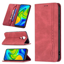 Load image into Gallery viewer, Magnetic RFID Blocking Anti-Theft Leather Case with Holder &amp; Card Slots &amp; Wallet, For Xiaomi Redmi 9A, For Xiaomi Redmi 9C / Poco C31, For Xiaomi Redmi 9, For Xiaomi Redmi 10, For Xiaomi Redmi Note 9/Redmi 10X 4G, For Xiaomi Redmi Note 9 Pro Max       ...