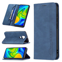 Load image into Gallery viewer, Magnetic RFID Blocking Anti-Theft Leather Case with Holder &amp; Card Slots &amp; Wallet, For Xiaomi Redmi 9A, For Xiaomi Redmi 9C / Poco C31, For Xiaomi Redmi 9, For Xiaomi Redmi 10, For Xiaomi Redmi Note 9/Redmi 10X 4G, For Xiaomi Redmi Note 9 Pro Max       ...