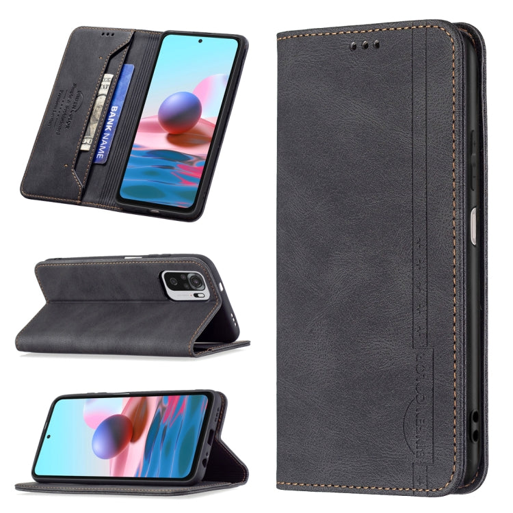 Magnetic RFID Blocking Anti-Theft Leather Case with Holder & Card Slots & Wallet, For Xiaomi Redmi 9A, For Xiaomi Redmi 9C / Poco C31, For Xiaomi Redmi 9, For Xiaomi Redmi 10, For Xiaomi Redmi Note 9/Redmi 10X 4G, For Xiaomi Redmi Note 9 Pro Max       ...