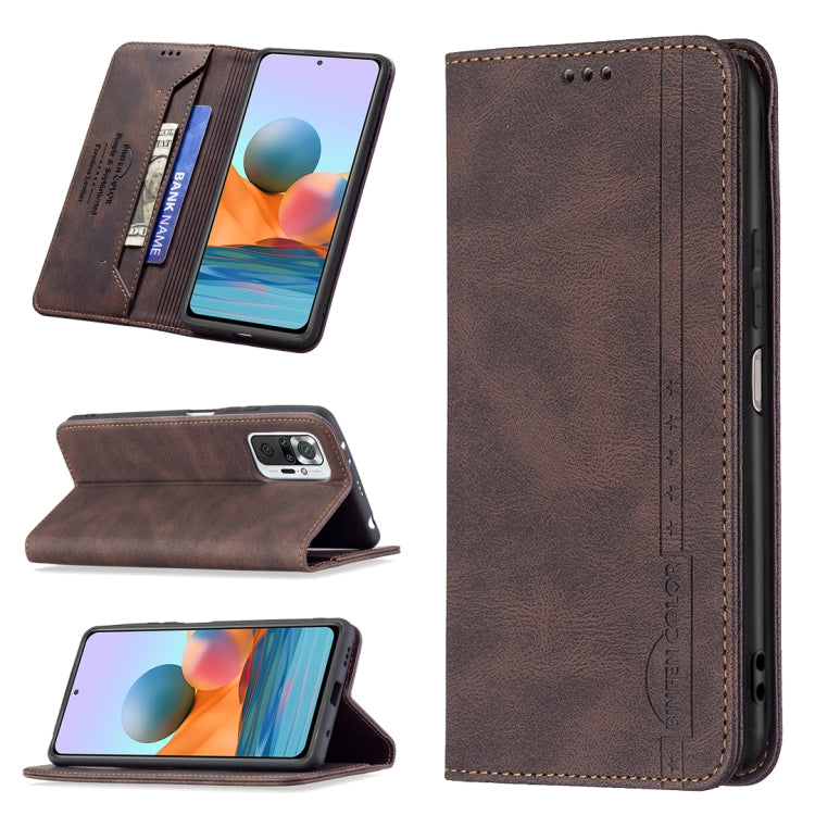 Magnetic RFID Blocking Anti-Theft Leather Case with Holder & Card Slots & Wallet, For Xiaomi Redmi 9A, For Xiaomi Redmi 9C / Poco C31, For Xiaomi Redmi 9, For Xiaomi Redmi 10, For Xiaomi Redmi Note 9/Redmi 10X 4G, For Xiaomi Redmi Note 9 Pro Max       ...