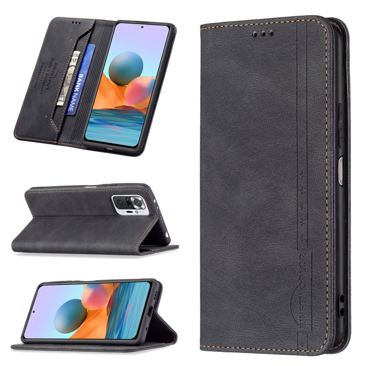 Magnetic RFID Blocking Anti-Theft Leather Case with Holder & Card Slots & Wallet, For Xiaomi Redmi 9A, For Xiaomi Redmi 9C / Poco C31, For Xiaomi Redmi 9, For Xiaomi Redmi 10, For Xiaomi Redmi Note 9/Redmi 10X 4G, For Xiaomi Redmi Note 9 Pro Max       ...