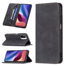 Load image into Gallery viewer, Magnetic RFID Blocking Anti-Theft Leather Case with Holder &amp; Card Slots &amp; Wallet, For Xiaomi Redmi 9A, For Xiaomi Redmi 9C / Poco C31, For Xiaomi Redmi 9, For Xiaomi Redmi 10, For Xiaomi Redmi Note 9/Redmi 10X 4G, For Xiaomi Redmi Note 9 Pro Max       ...
