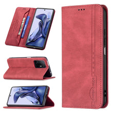 Load image into Gallery viewer, Magnetic RFID Blocking Anti-Theft Leather Case with Holder &amp; Card Slots &amp; Wallet, For Xiaomi 11T / 11T Pro, For Xiaomi Poco M3/Redmi Note 9 4G, For Xiaomi Poco M3 Pro/Redmi Note 10 5G, For Xiaomi Poco X3 / X3 NFC