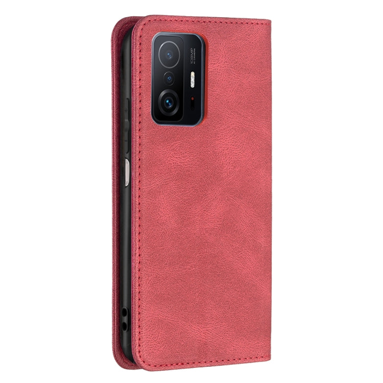 Magnetic RFID Blocking Anti-Theft Leather Case with Holder & Card Slots & Wallet, For Xiaomi 11T / 11T Pro, For Xiaomi Poco M3/Redmi Note 9 4G, For Xiaomi Poco M3 Pro/Redmi Note 10 5G, For Xiaomi Poco X3 / X3 NFC