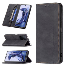 Load image into Gallery viewer, Magnetic RFID Blocking Anti-Theft Leather Case with Holder &amp; Card Slots &amp; Wallet, For Xiaomi 11T / 11T Pro, For Xiaomi Poco M3/Redmi Note 9 4G, For Xiaomi Poco M3 Pro/Redmi Note 10 5G, For Xiaomi Poco X3 / X3 NFC