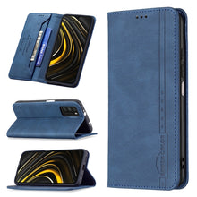 Load image into Gallery viewer, Magnetic RFID Blocking Anti-Theft Leather Case with Holder &amp; Card Slots &amp; Wallet, For Xiaomi 11T / 11T Pro, For Xiaomi Poco M3/Redmi Note 9 4G, For Xiaomi Poco M3 Pro/Redmi Note 10 5G, For Xiaomi Poco X3 / X3 NFC