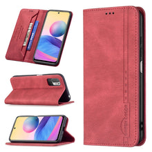Load image into Gallery viewer, Magnetic RFID Blocking Anti-Theft Leather Case with Holder &amp; Card Slots &amp; Wallet, For Xiaomi 11T / 11T Pro, For Xiaomi Poco M3/Redmi Note 9 4G, For Xiaomi Poco M3 Pro/Redmi Note 10 5G, For Xiaomi Poco X3 / X3 NFC