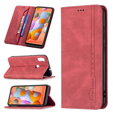 Load image into Gallery viewer, Magnetic RFID Blocking Anti-Theft Leather Case with Holder &amp; Card Slots &amp; Wallet, For Samsung Galaxy A11 / M11, For Samsung Galaxy A12, For Samsung Galaxy A21s, For Samsung Galaxy A21, For Samsung Galaxy A22 4G, For Samsung Galaxy A22 5G               ...