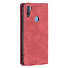 Load image into Gallery viewer, Magnetic RFID Blocking Anti-Theft Leather Case with Holder &amp; Card Slots &amp; Wallet, For Samsung Galaxy A11 / M11, For Samsung Galaxy A12, For Samsung Galaxy A21s, For Samsung Galaxy A21, For Samsung Galaxy A22 4G, For Samsung Galaxy A22 5G               ...