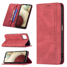 Load image into Gallery viewer, Magnetic RFID Blocking Anti-Theft Leather Case with Holder &amp; Card Slots &amp; Wallet, For Samsung Galaxy A11 / M11, For Samsung Galaxy A12, For Samsung Galaxy A21s, For Samsung Galaxy A21, For Samsung Galaxy A22 4G, For Samsung Galaxy A22 5G               ...