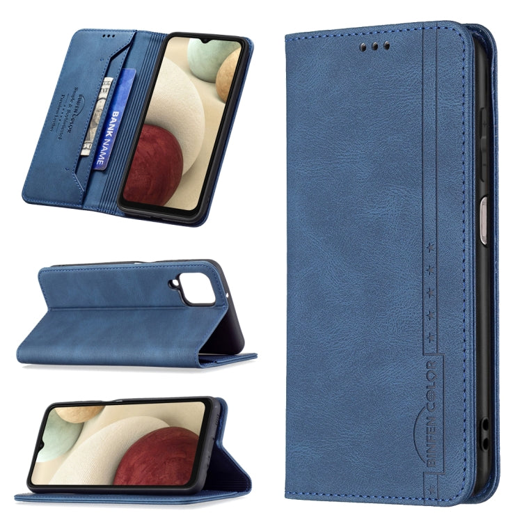 Magnetic RFID Blocking Anti-Theft Leather Case with Holder & Card Slots & Wallet, For Samsung Galaxy A11 / M11, For Samsung Galaxy A12, For Samsung Galaxy A21s, For Samsung Galaxy A21, For Samsung Galaxy A22 4G, For Samsung Galaxy A22 5G               ...
