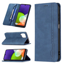 Load image into Gallery viewer, Magnetic RFID Blocking Anti-Theft Leather Case with Holder &amp; Card Slots &amp; Wallet, For Samsung Galaxy A11 / M11, For Samsung Galaxy A12, For Samsung Galaxy A21s, For Samsung Galaxy A21, For Samsung Galaxy A22 4G, For Samsung Galaxy A22 5G               ...