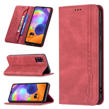 Load image into Gallery viewer, Magnetic RFID Blocking Anti-Theft Leather Case with Holder &amp; Card Slots &amp; Wallet, For Samsung Galaxy A11 / M11, For Samsung Galaxy A12, For Samsung Galaxy A21s, For Samsung Galaxy A21, For Samsung Galaxy A22 4G, For Samsung Galaxy A22 5G               ...