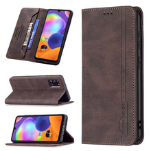 Load image into Gallery viewer, Magnetic RFID Blocking Anti-Theft Leather Case with Holder &amp; Card Slots &amp; Wallet, For Samsung Galaxy A11 / M11, For Samsung Galaxy A12, For Samsung Galaxy A21s, For Samsung Galaxy A21, For Samsung Galaxy A22 4G, For Samsung Galaxy A22 5G               ...