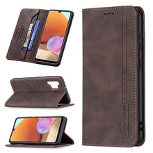 Load image into Gallery viewer, Magnetic RFID Blocking Anti-Theft Leather Case with Holder &amp; Card Slots &amp; Wallet, For Samsung Galaxy A11 / M11, For Samsung Galaxy A12, For Samsung Galaxy A21s, For Samsung Galaxy A21, For Samsung Galaxy A22 4G, For Samsung Galaxy A22 5G               ...