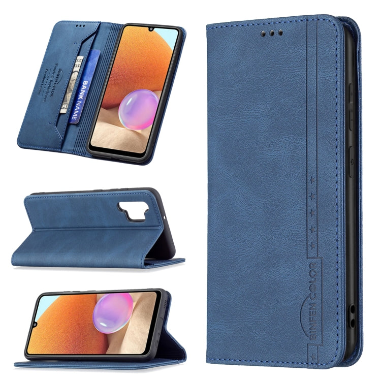 Magnetic RFID Blocking Anti-Theft Leather Case with Holder & Card Slots & Wallet, For Samsung Galaxy A11 / M11, For Samsung Galaxy A12, For Samsung Galaxy A21s, For Samsung Galaxy A21, For Samsung Galaxy A22 4G, For Samsung Galaxy A22 5G               ...