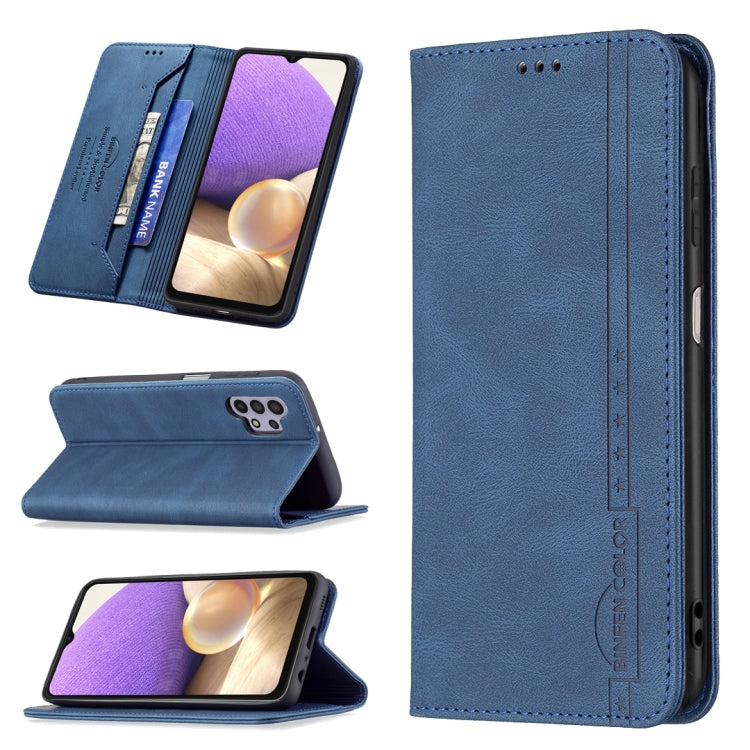 Magnetic RFID Blocking Anti-Theft Leather Case with Holder & Card Slots & Wallet, For Samsung Galaxy A11 / M11, For Samsung Galaxy A12, For Samsung Galaxy A21s, For Samsung Galaxy A21, For Samsung Galaxy A22 4G, For Samsung Galaxy A22 5G               ...
