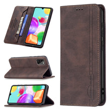 Load image into Gallery viewer, Magnetic RFID Blocking Anti-Theft Leather Case with Holder &amp; Card Slots &amp; Wallet, For Samsung Galaxy A11 / M11, For Samsung Galaxy A12, For Samsung Galaxy A21s, For Samsung Galaxy A21, For Samsung Galaxy A22 4G, For Samsung Galaxy A22 5G               ...
