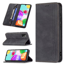 Load image into Gallery viewer, Magnetic RFID Blocking Anti-Theft Leather Case with Holder &amp; Card Slots &amp; Wallet, For Samsung Galaxy A11 / M11, For Samsung Galaxy A12, For Samsung Galaxy A21s, For Samsung Galaxy A21, For Samsung Galaxy A22 4G, For Samsung Galaxy A22 5G               ...