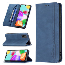 Load image into Gallery viewer, Magnetic RFID Blocking Anti-Theft Leather Case with Holder &amp; Card Slots &amp; Wallet, For Samsung Galaxy A11 / M11, For Samsung Galaxy A12, For Samsung Galaxy A21s, For Samsung Galaxy A21, For Samsung Galaxy A22 4G, For Samsung Galaxy A22 5G               ...