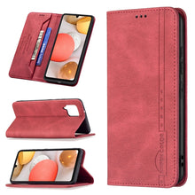 Load image into Gallery viewer, Magnetic RFID Blocking Anti-Theft Leather Case with Holder &amp; Card Slots &amp; Wallet, For Samsung Galaxy A11 / M11, For Samsung Galaxy A12, For Samsung Galaxy A21s, For Samsung Galaxy A21, For Samsung Galaxy A22 4G, For Samsung Galaxy A22 5G               ...