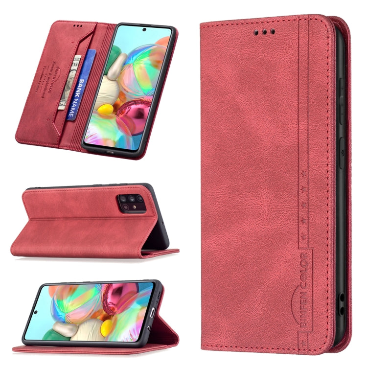 Magnetic RFID Blocking Anti-Theft Leather Case with Holder & Card Slots & Wallet, For Samsung Galaxy A71, For Samsung Galaxy A72 5G / 4G, For Samsung Galaxy S20+, For Samsung Galaxy S20 Ultra, For Samsung Galaxy S20 FE, For Samsung Galaxy S20          ...