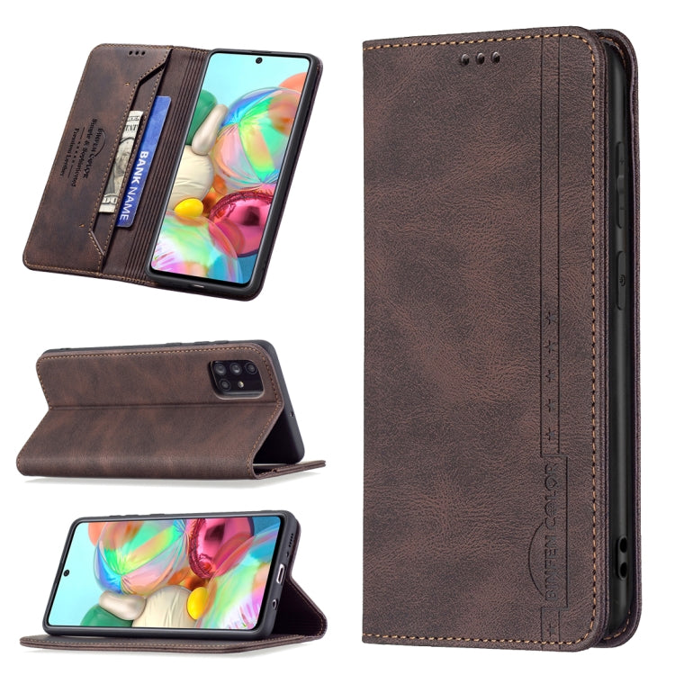 Magnetic RFID Blocking Anti-Theft Leather Case with Holder & Card Slots & Wallet, For Samsung Galaxy A71, For Samsung Galaxy A72 5G / 4G, For Samsung Galaxy S20+, For Samsung Galaxy S20 Ultra, For Samsung Galaxy S20 FE, For Samsung Galaxy S20          ...