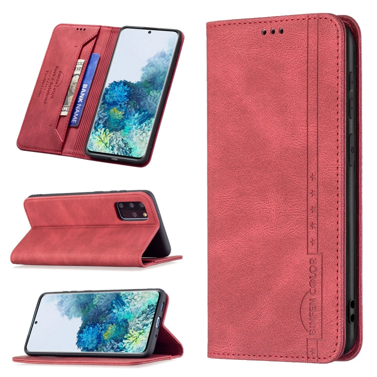 Magnetic RFID Blocking Anti-Theft Leather Case with Holder & Card Slots & Wallet, For Samsung Galaxy A71, For Samsung Galaxy A72 5G / 4G, For Samsung Galaxy S20+, For Samsung Galaxy S20 Ultra, For Samsung Galaxy S20 FE, For Samsung Galaxy S20          ...