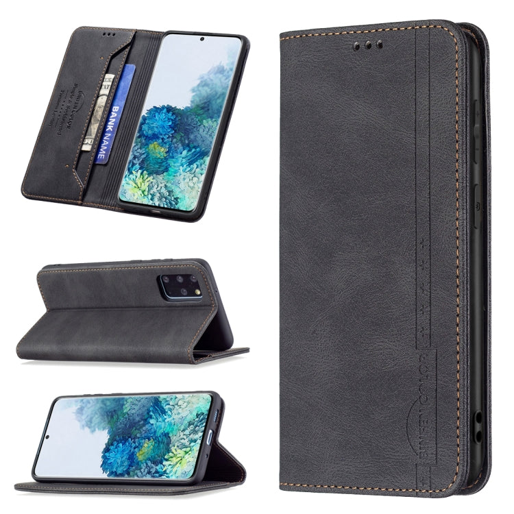 Magnetic RFID Blocking Anti-Theft Leather Case with Holder & Card Slots & Wallet, For Samsung Galaxy A71, For Samsung Galaxy A72 5G / 4G, For Samsung Galaxy S20+, For Samsung Galaxy S20 Ultra, For Samsung Galaxy S20 FE, For Samsung Galaxy S20          ...