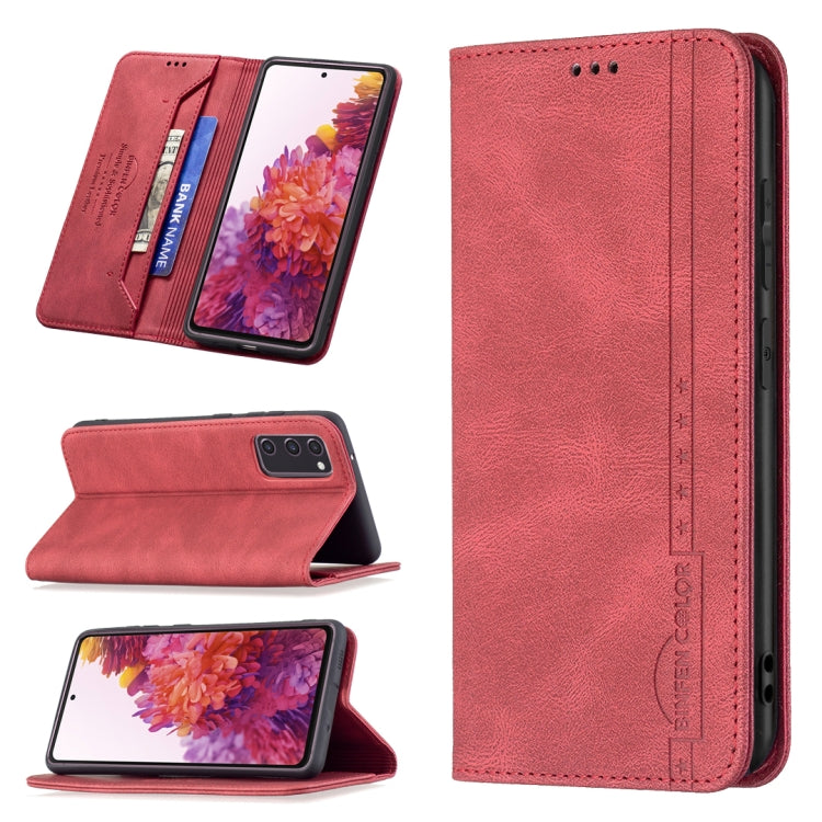 Magnetic RFID Blocking Anti-Theft Leather Case with Holder & Card Slots & Wallet, For Samsung Galaxy A71, For Samsung Galaxy A72 5G / 4G, For Samsung Galaxy S20+, For Samsung Galaxy S20 Ultra, For Samsung Galaxy S20 FE, For Samsung Galaxy S20          ...