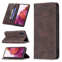 Load image into Gallery viewer, Magnetic RFID Blocking Anti-Theft Leather Case with Holder &amp; Card Slots &amp; Wallet, For Samsung Galaxy A71, For Samsung Galaxy A72 5G / 4G, For Samsung Galaxy S20+, For Samsung Galaxy S20 Ultra, For Samsung Galaxy S20 FE, For Samsung Galaxy S20          ...