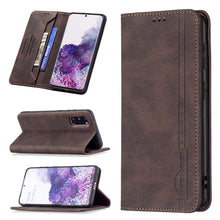Load image into Gallery viewer, Magnetic RFID Blocking Anti-Theft Leather Case with Holder &amp; Card Slots &amp; Wallet, For Samsung Galaxy A71, For Samsung Galaxy A72 5G / 4G, For Samsung Galaxy S20+, For Samsung Galaxy S20 Ultra, For Samsung Galaxy S20 FE, For Samsung Galaxy S20          ...