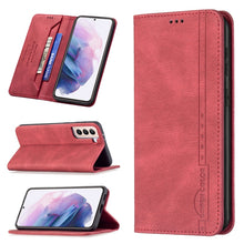 Load image into Gallery viewer, Magnetic RFID Blocking Anti-Theft Leather Case with Holder &amp; Card Slots &amp; Wallet, For Samsung Galaxy A71, For Samsung Galaxy A72 5G / 4G, For Samsung Galaxy S20+, For Samsung Galaxy S20 Ultra, For Samsung Galaxy S20 FE, For Samsung Galaxy S20          ...